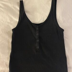 Black Sleeveless Top